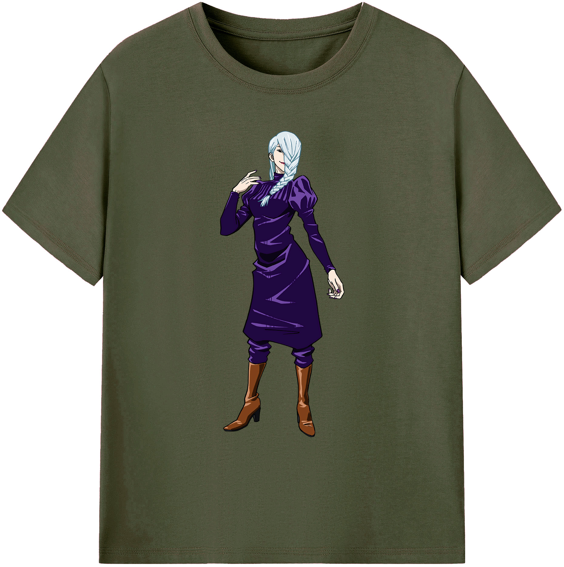 （画像用） 呪術廻戦 Jujutsu Kaisen 綿100％ メンズ半袖Tシャツ｜肌触りやわらか＆通気性